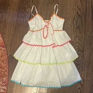 Multi color mini dress